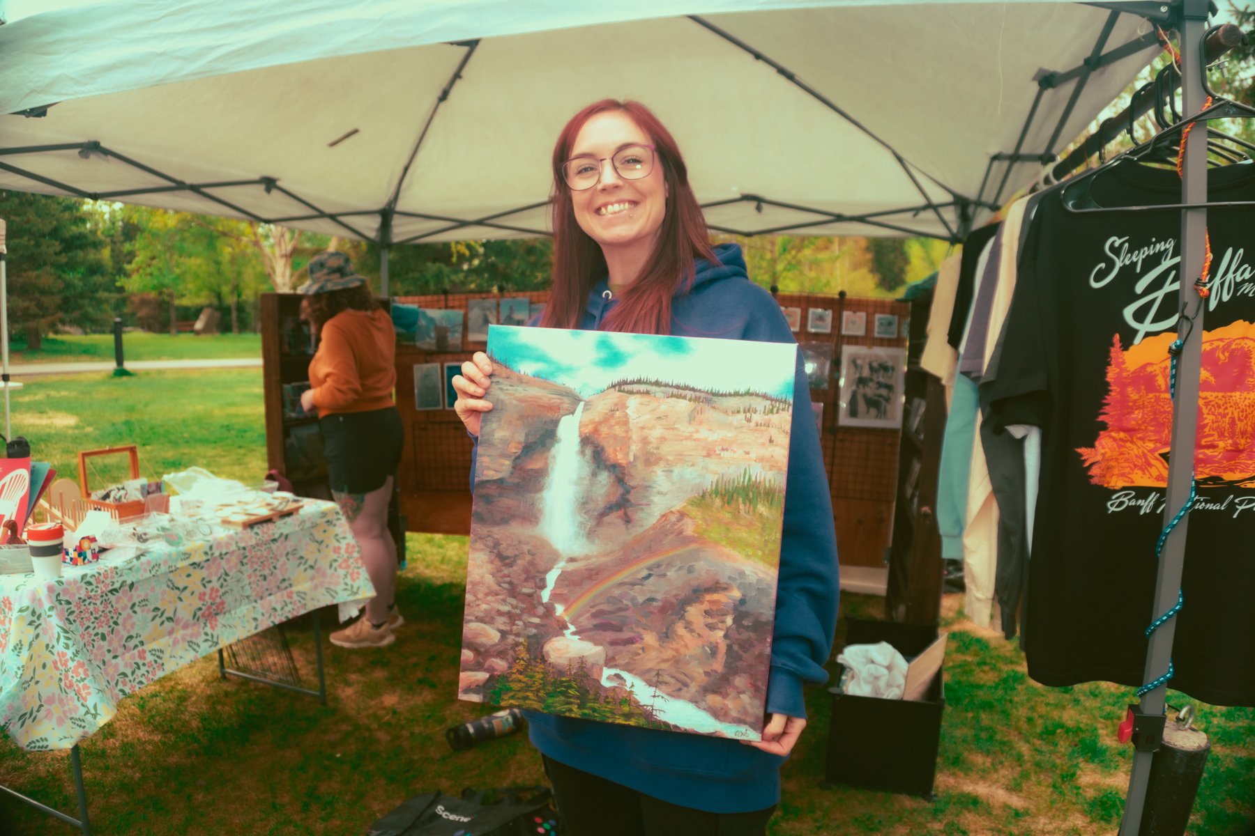 Art and handmade work at an Oesa market